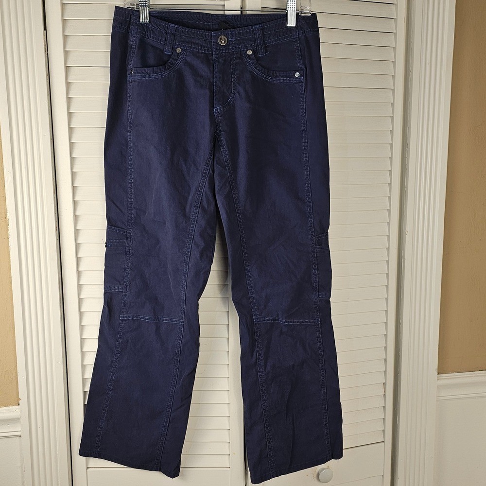 Kuhl Womens Navy Cargo Hiking Pants 6 Regular